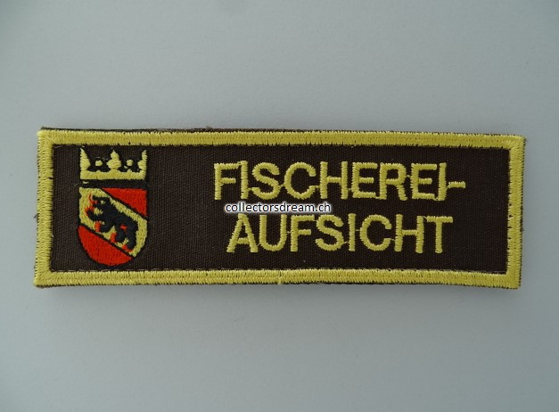 Patch / Stoffabzeichen Fischerei-Aufsicht Bern