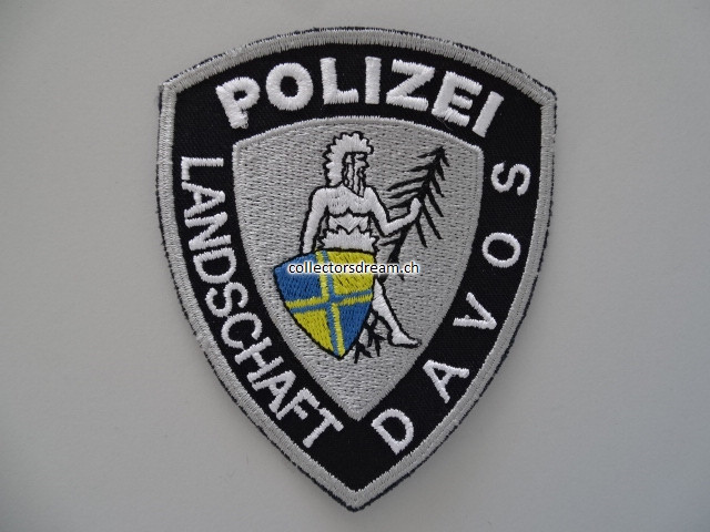 Patch / Stoffabzeichen Polizei Davos