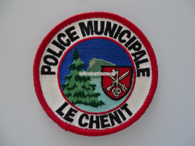 Patch / Stoffabzeichen Police Municipale Le Chenit, Klett/Velcro