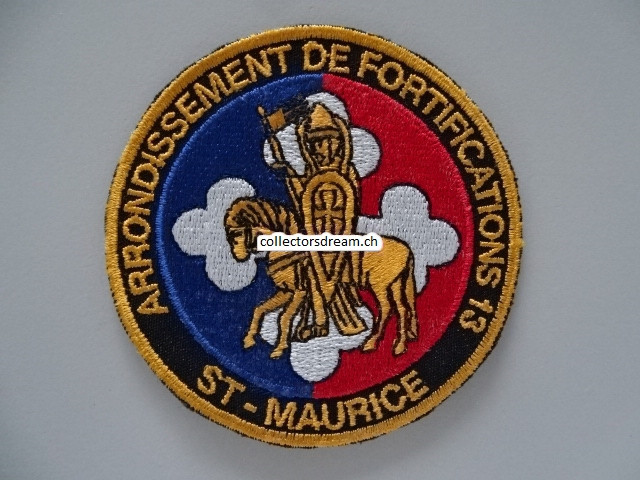 Patch / Stoffabzeichen Schweizer Armee, ST-Maurice
