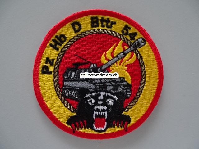 Patch / Stoffabzeichen Schweizer Armee Pz Hb D Bttr 54