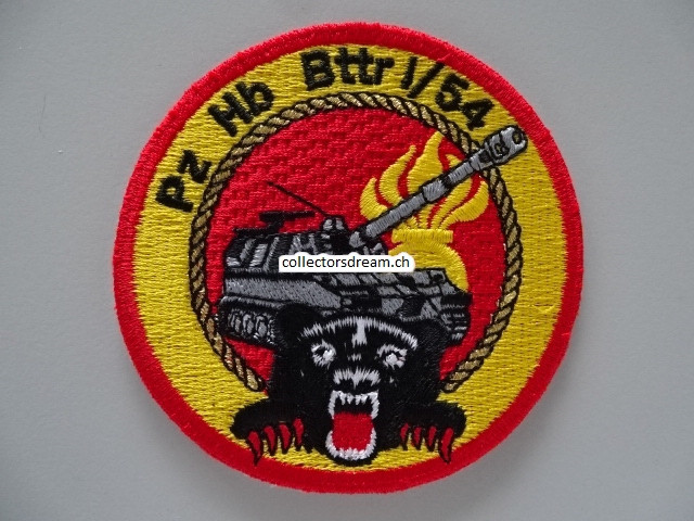 Patch / Stoffabzeichen Schweizer Armee Pz Hb Bttr I/54