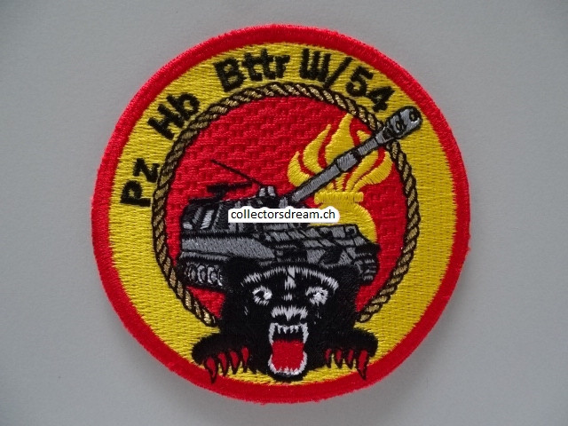 Patch / Stoffabzeichen Schweizer Armee Pz Hb Bttr III/54