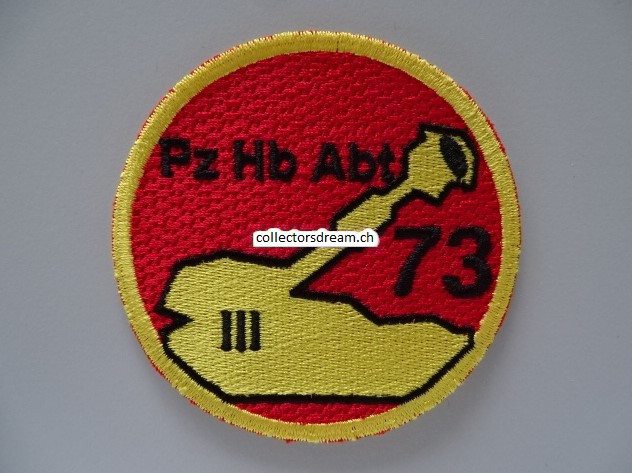 Patch / Stoffabzeichen Schweizer Armee Pz Hb Abt 73