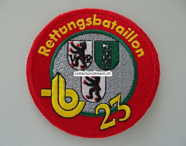 Patch / Stoffabzeichen Schweizer Armee Rettungsbataillon 23