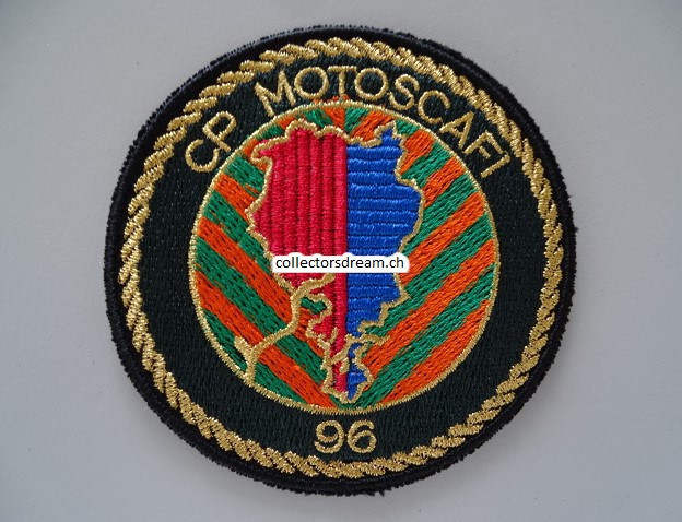 Patch / Stoffabzeichen Schweizer Armee CP MOTOSCAFI 96