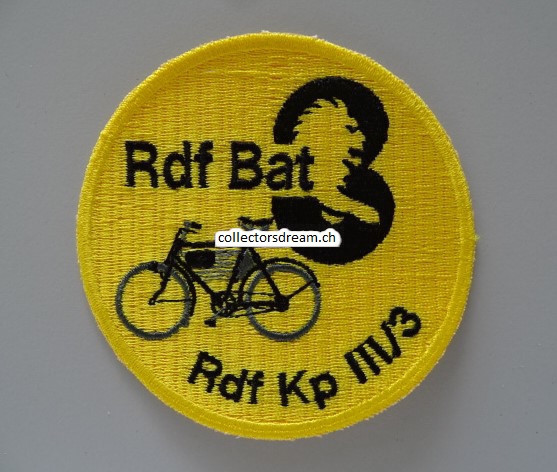 Patch / Stoffabzeichen Schweizer Armee Rdf Bat 3 Rdf Kp III/3
