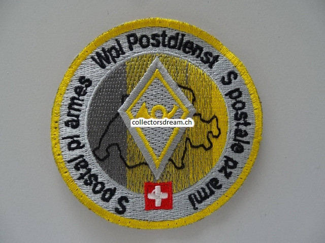 Patch / Stoffabzeichen Schweizer Armee Wpl Postdienst