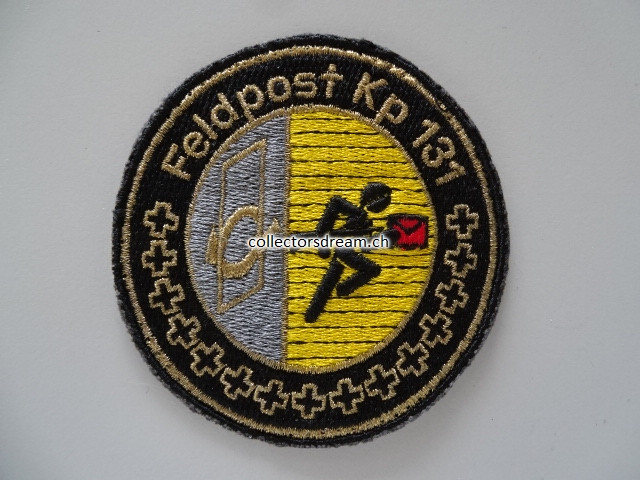 Patch / Stoffabzeichen Schweizer Armee Feldpost Kp 131