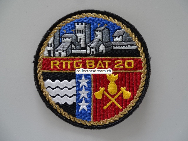 Patch / Stoffabzeichen Schweizer Armee RTTG BAT 20