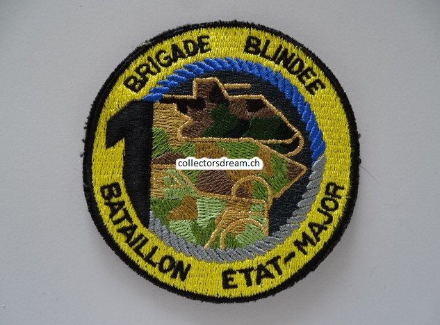 Patch / Stoffabzeichen Schweizer Armee BRIGADE BLINDEE BAT ETAT-MAJOR
