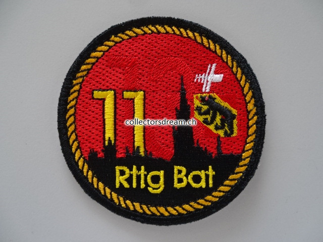 Patch / Stoffabzeichen Schweizer Armee Rttg Bat 11