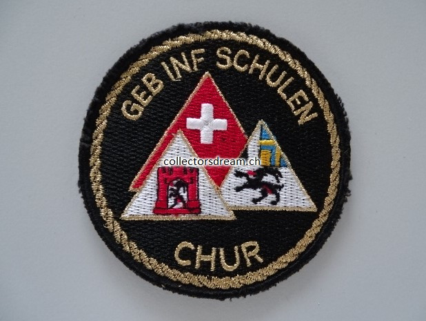 Patch / Stoffabzeichen Schweizer Armee GEB INF SCHULEN CHUR