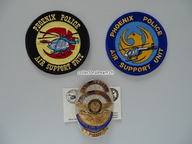 Police Badge Phoenix Police Pilot