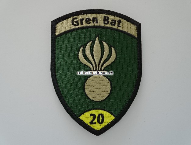 Patch /Stoffabzeichen, Klett, Gren Bat 20, gelb