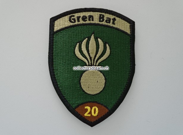 Patch /Stoffabzeichen, Klett, Gren Bat 20, braun
