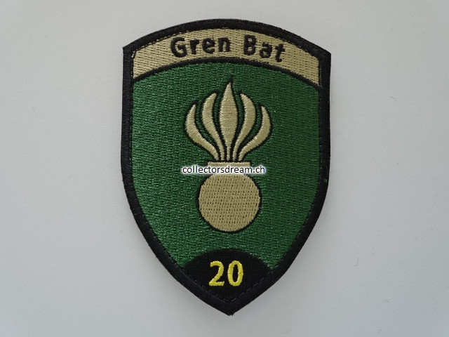 Patch /Stoffabzeichen, Klett, Gren Bat 20, schwarz