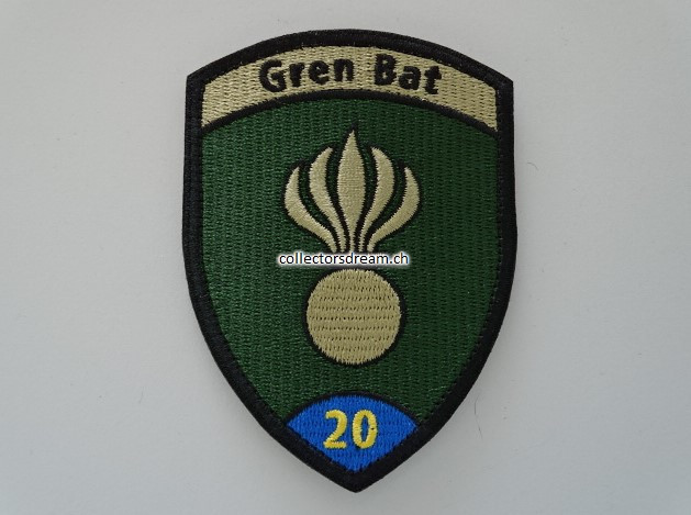 Patch /Stoffabzeichen, Klett, Gren Bat 20, blau