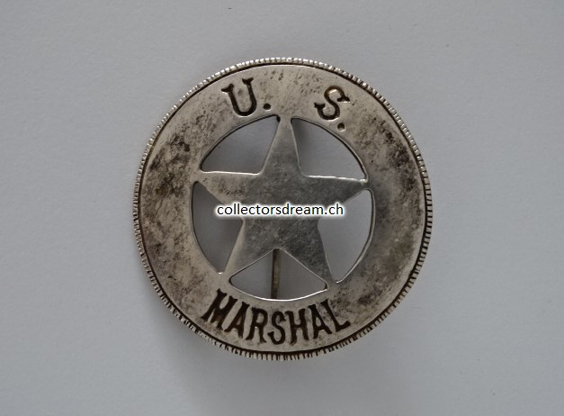Metallabzeichen / Badge "U.S. Marshal"
