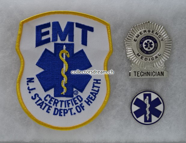 Dienstmarke - Badge EMT (Emergency Medical Technician)