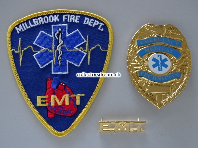 Dienstmarke - Badge EMT (Emergency Medical Technician)