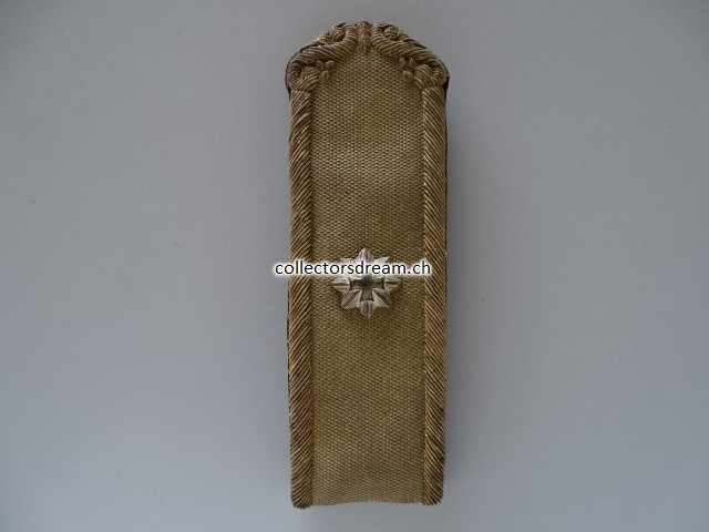 Schulterklappe (Einzelstück) Stabsoffizier Major Schütze oder Arzt Ord. 1898