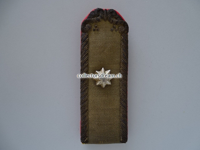 Schulterklappe (Einzelstück) Stabsoffizier Major Artillerie Ord. 1898