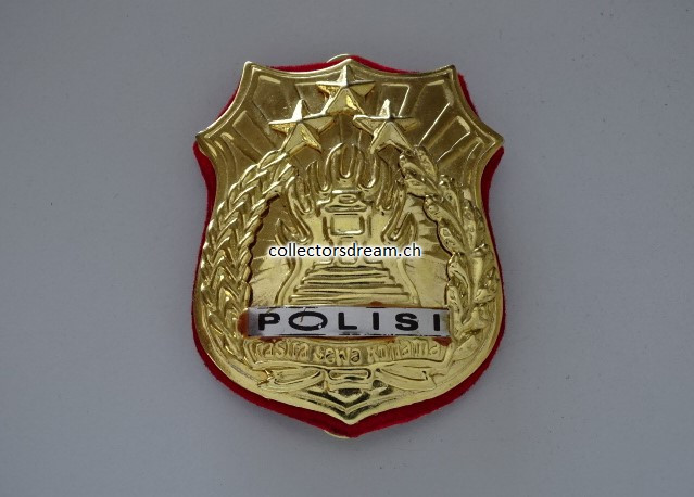 Police Badge - Dienstmarke Polisi (Polizei) Indonesien