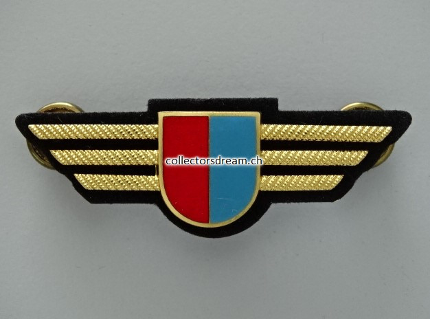 Metall Brustflügel Polizia Ticino