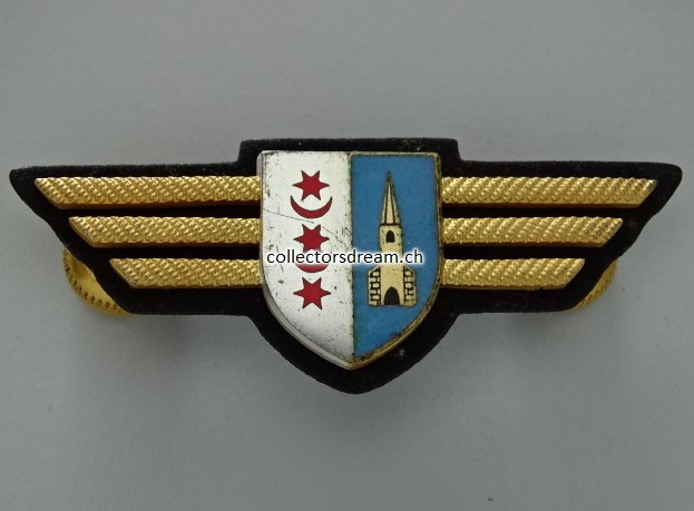 Metall Brustflügel Police Montreux