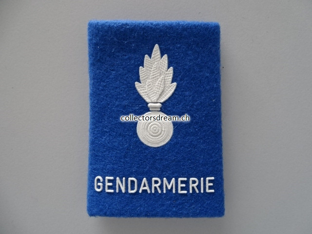 Schlaufe / Patte Gendarmerie Genève gummiert
