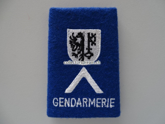 Schlaufe / Patte Gendarmerie Genève Sergeant