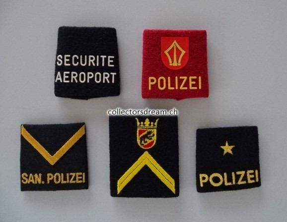 Schlaufen / Patten Konvolut 5 Stück verschiedene