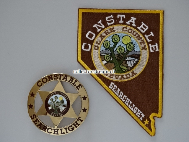 Badge Constable Searchlight Clark County Nevada