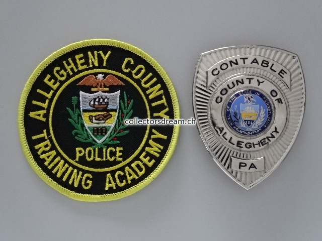 Metall Badge Constable County of Allegheny State Pennsylvania
