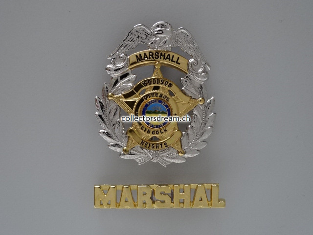 Marshal Badge Woodson Village Lincoln Heights State Ohio
