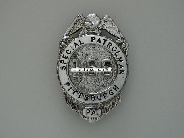 Badge Special Patrolman Pittsburgh Pennsylvania ca. 1950/60'er Jahre