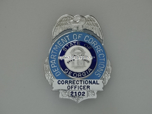 Badge Correctional Officer State Georgia