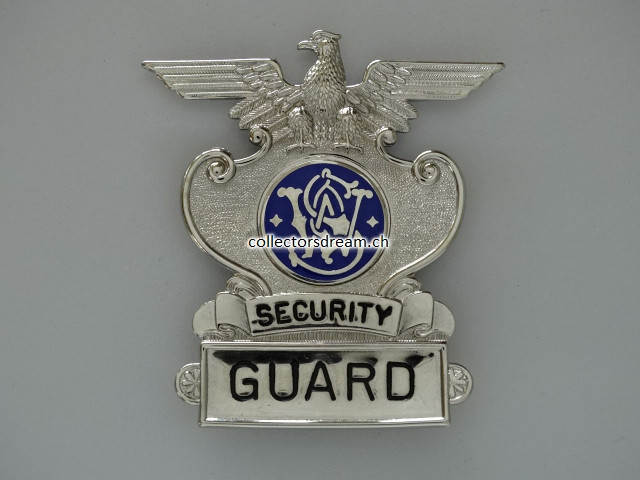 Metall Badge Smith & Wesson Security Guard