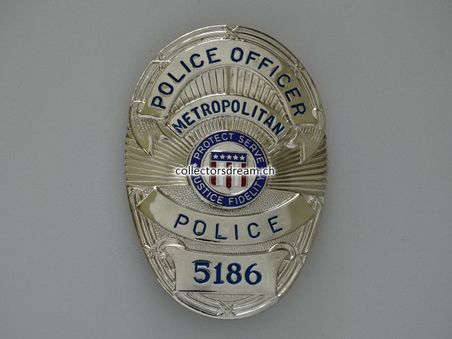Badge Metropolitan Police Officer