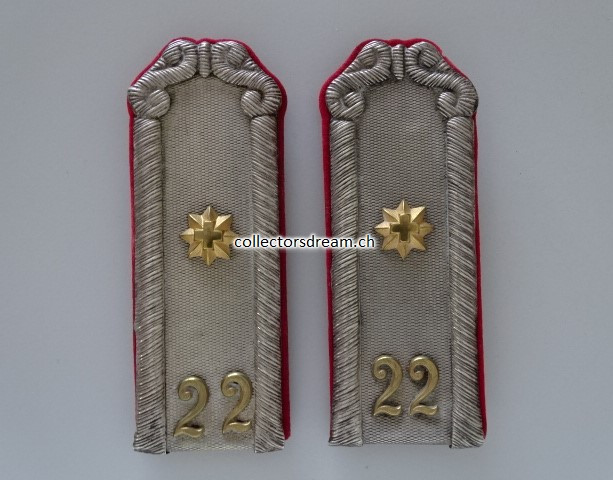 Schulterklappen Stabs-Offizier Major Ord. 1898