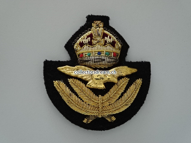 Britisch Royal Airforce Mützenabzeichen