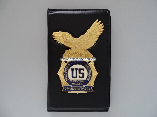 Dienstmarke / Badge DEA Special Agent 25th Anniversary
