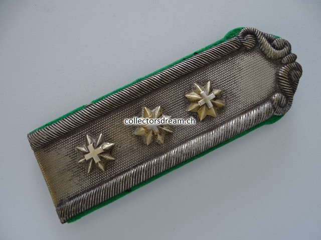 Schulterklappe (Einzelstück) Oberst Verwaltung / Versorgung Ord. 1898