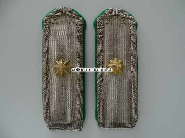 Schulterklappen Offizier Major Administration - Verwaltung Ord. 1898