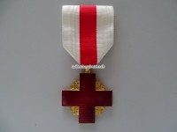 Rotkreuz Verdienst Orden "CRF" Croix Rouge Francaise, goldene Version