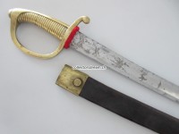 Infanterie Säbel sog. "Briquet"für unberittene Truppen kantonale Ord. um 1835/40