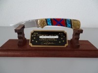 David Yellowhorse Buck Knife " Confederate Flag " Limited Edition