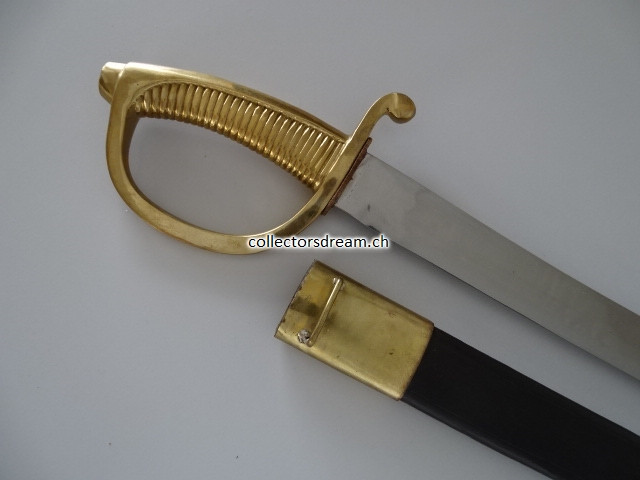 Infanterie Säbel in der Art um 1830/50 gefertigt ca. 1970/80'er Jahre