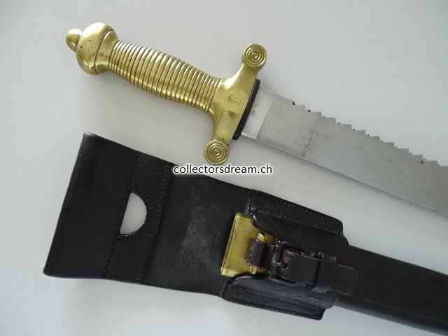 Faschinenmesser Schweiz eidg. Ordonnanz 1842/52 für Genie-Truppen Basellandschaft